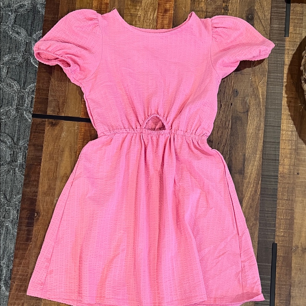 Zara Vibrant Pink Kids Casual Dress